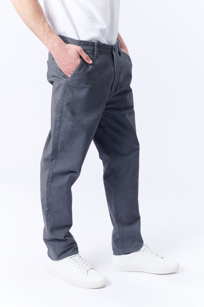 Pantalón Chino Gris Oscuro