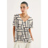 BLUSA MM FEM BEGE