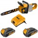 TOLSEN COMBO MOTOSIERRA LI-ION 20V 14 355MM + 2 BATERIAS 2.0 Tolsen Motosierra Li-ion 20v 14 355mm (*)
