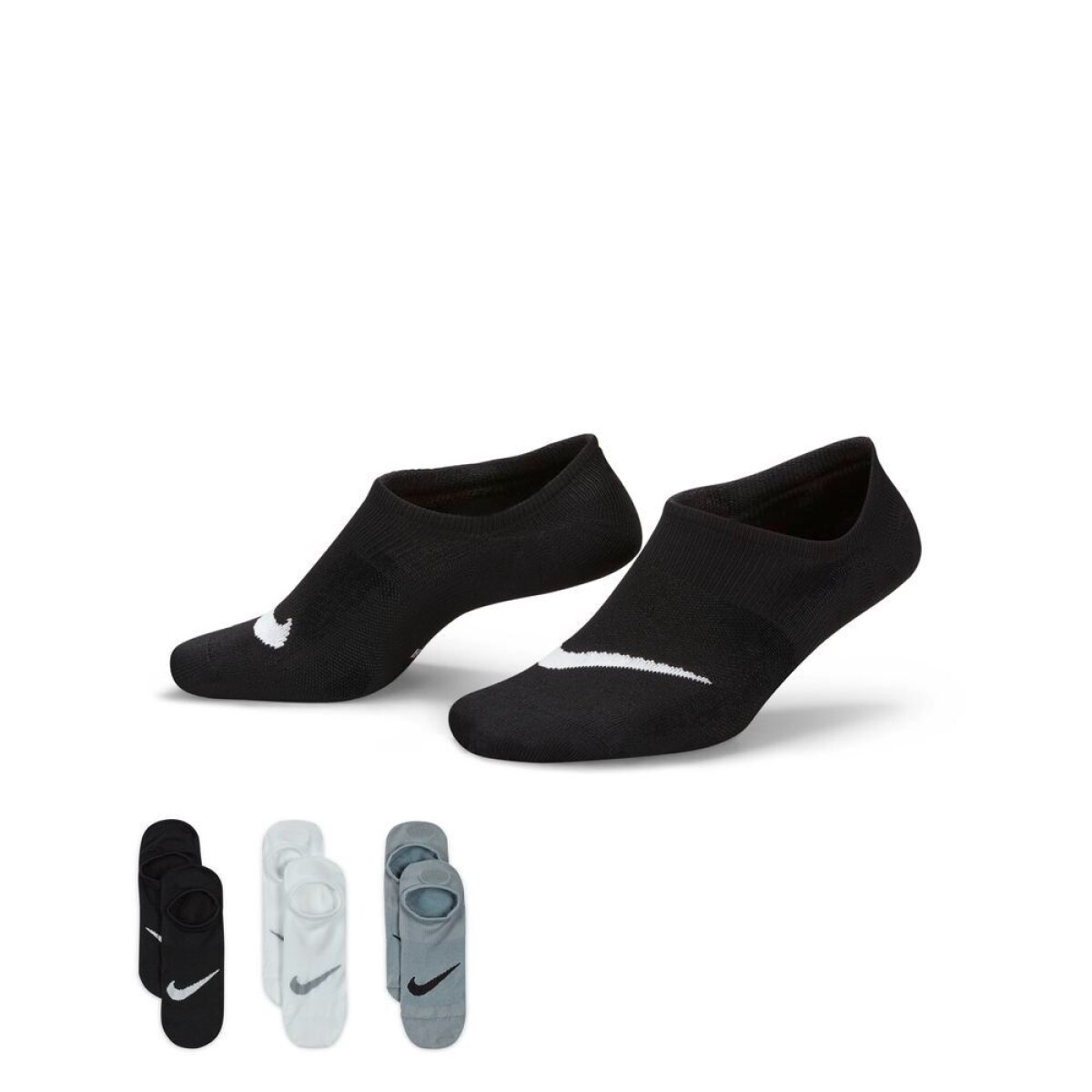 Medias Nike Everyday Plus Lightweight 3-Pack de Mujer - Multicolor 