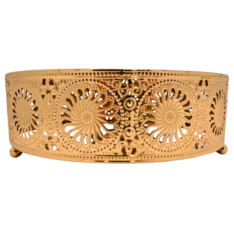 Soporte de Torta 25CM Dorado C/ Espejo Soporte de Torta 25CM Dorado C/ Espejo