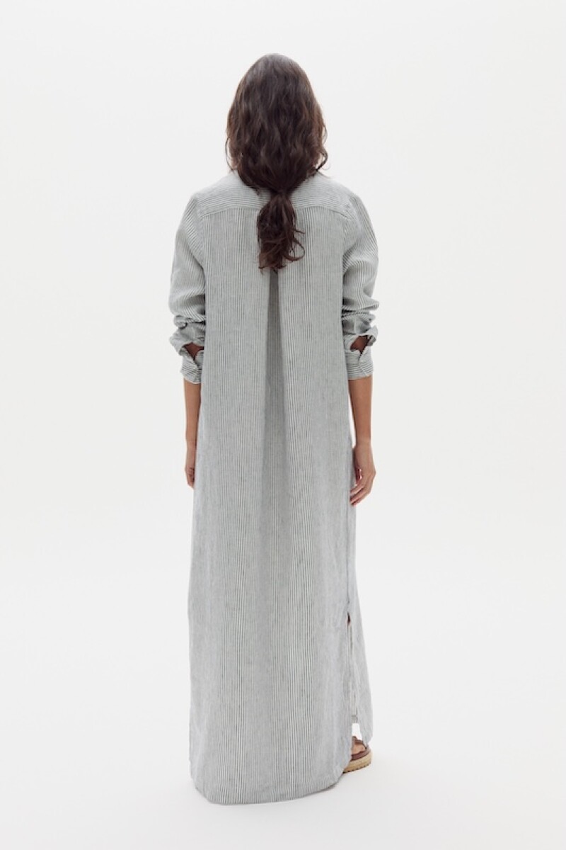 Vestido Coconut en Lino Eddie Stripes