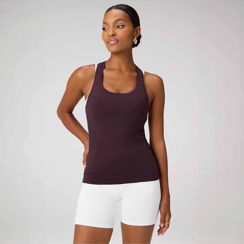Polo Feather Tech+ Racerback Bividi Mujer Oxblood
