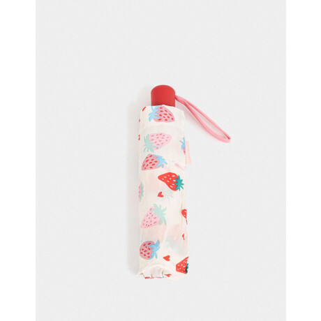 Paraguas Con Funda Blanco Crema