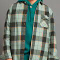 CAMISA AIFOS RUSTY Verde / Naranja