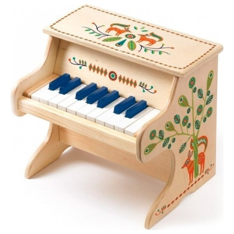 Piano Eléctrico Madera Animambo Djeco Piano Eléctrico Madera Animambo Djeco