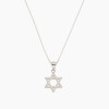 Cadena con dije de estrella de David en plata 925 Cadena Con Dije De Estrella De David En Plata 925