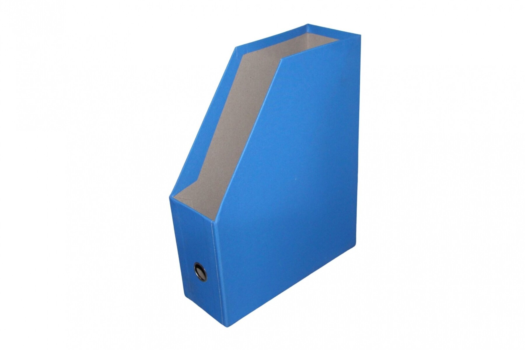 CAJA DE CARTON FORRADA - COLOR AZUL 