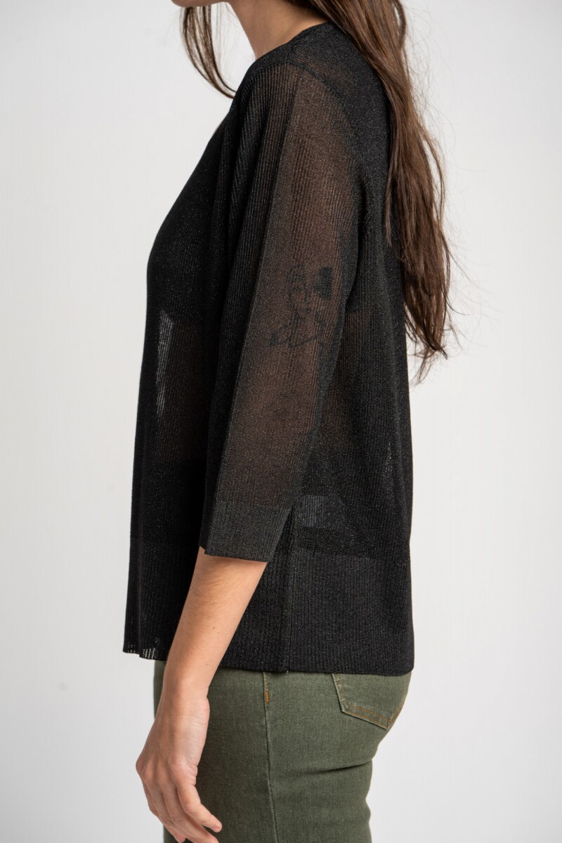 Sweater Lurex Negro