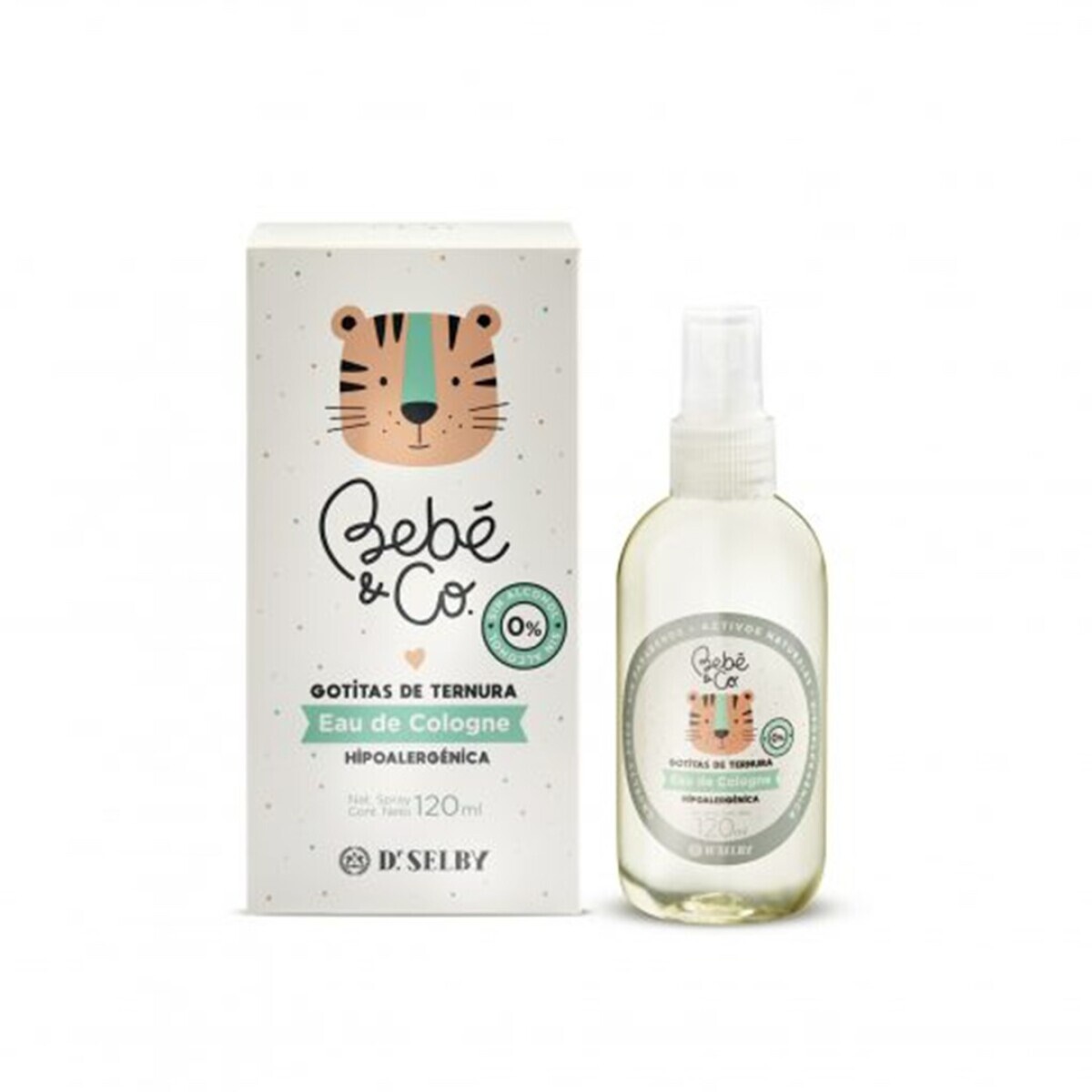 Colonia Bebé & Co Gotitas De Ternura 120 Ml 