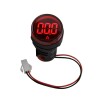 AMPERIMETRO DIG LED 22MM ROJO 100A - GRALF AMPERIMETRO DIG LED 22MM ROJO 100A - GRALF