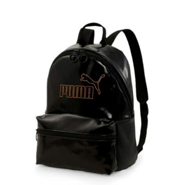 Mochila Puma Core Up Backpack Negro - Dorado