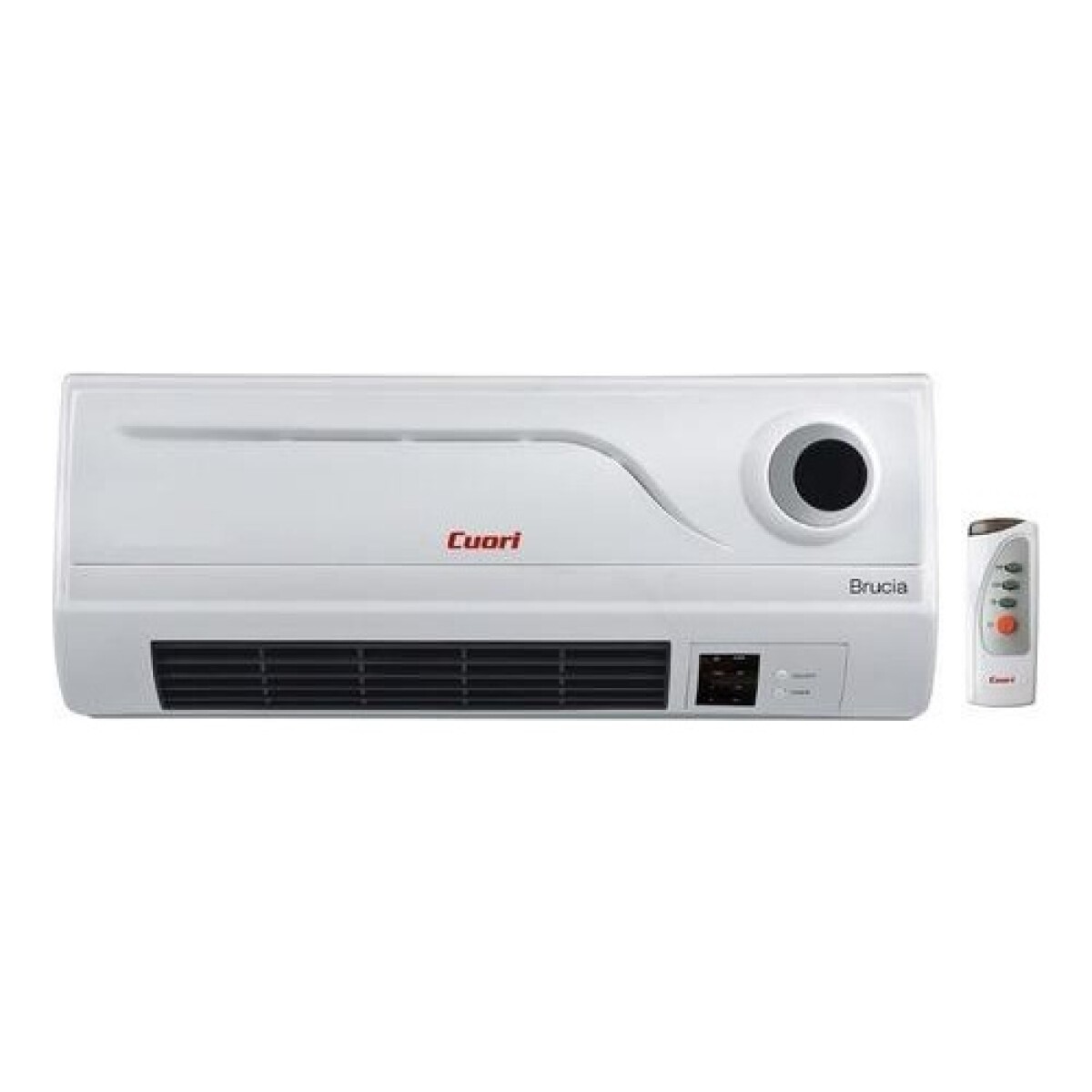 Convector de pared Cuori Brucia 2000W con control remoto - Gris 