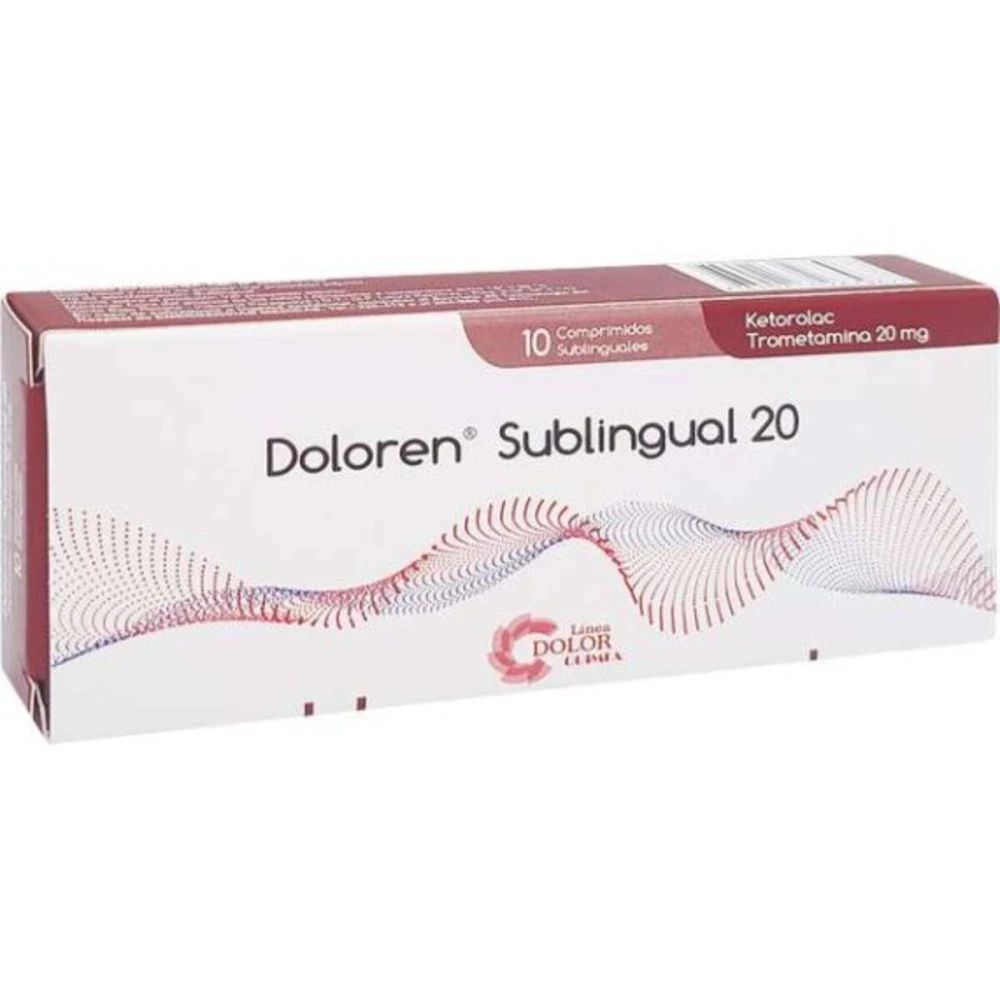 DOLOREN SUBLINGUAL 20 MG. CJ X 10 COMP.
