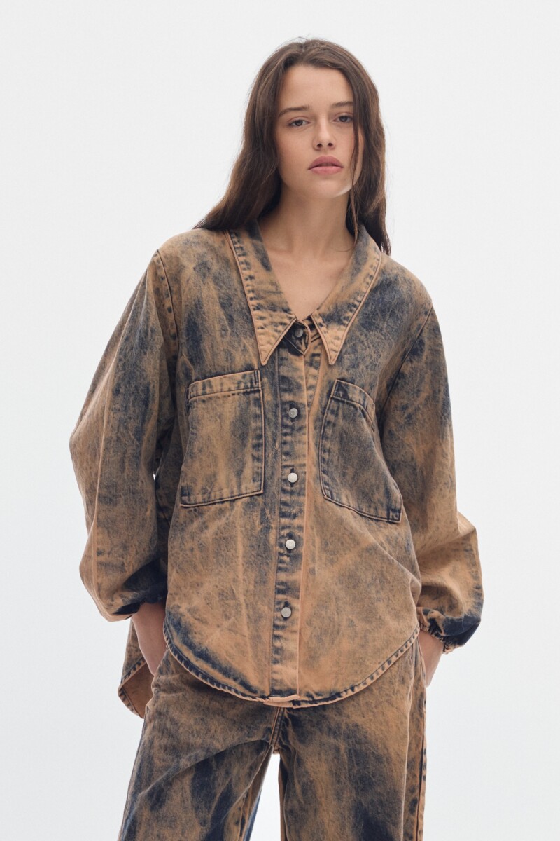Camisa Cisne Washed Peach
