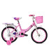 Bicicleta infantil Shengdi Rodado 16 Canasto Parrilla Hadas Color Rosa Claro