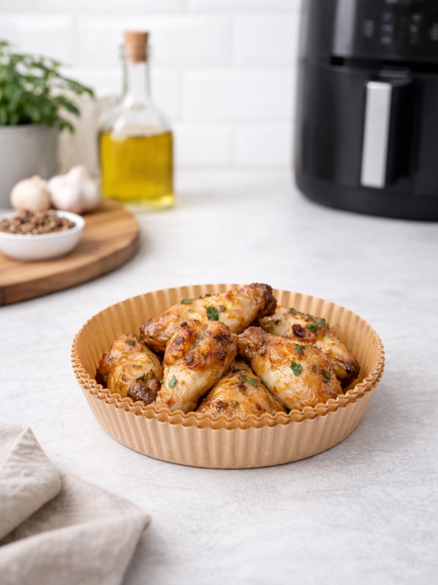 MOLDE DESCARTABLE REDONDO PARA FREIDORA kraft