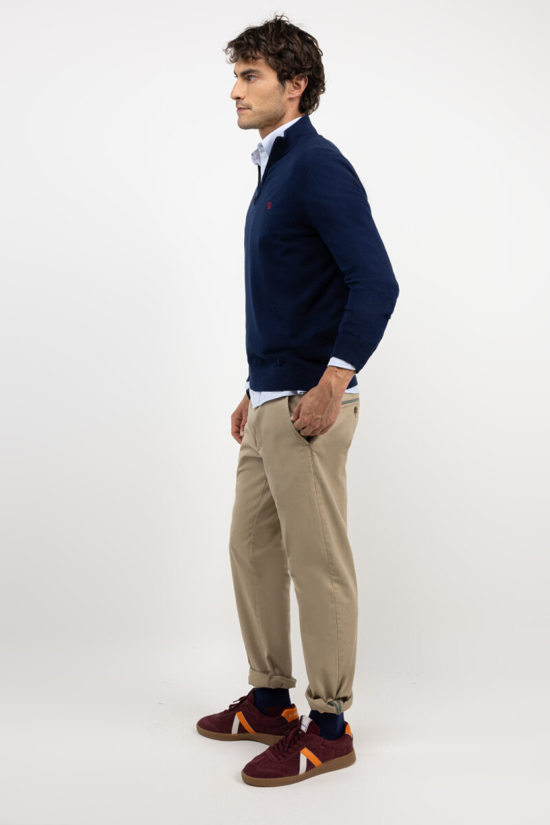 Sweater Medio Cierre El Ganso Marino