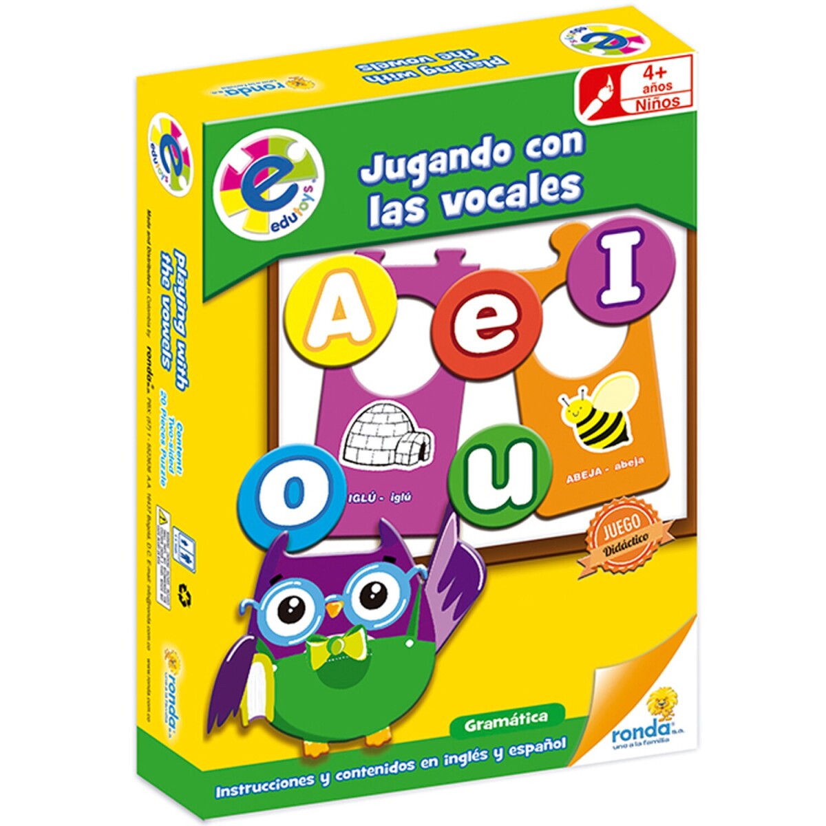 Juego de mesa Jugando con las vocales Ronda 
