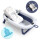 Set x 3 Bañito Bebé Plegable Control De Temperatura Celeste