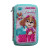 Cartuchera Infantil Paw Patrol 3 Pisos con Cierre 13 x 20 cm TURQUESA