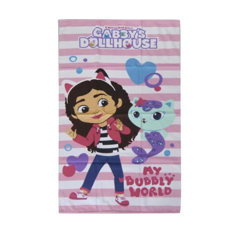 Toalla Infantil Playera La Casa de Gabby 100% Algodón 70 x 130 cm U