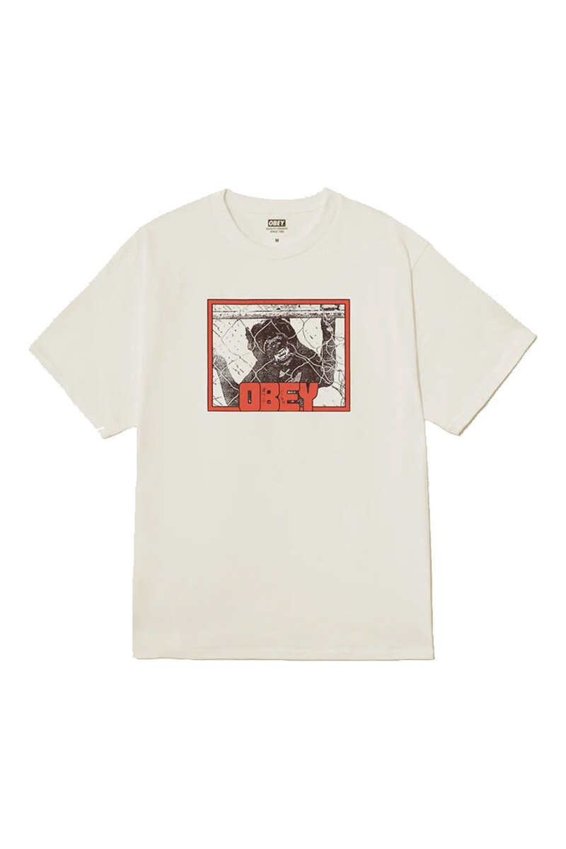 OBEY BEWARE Blanco