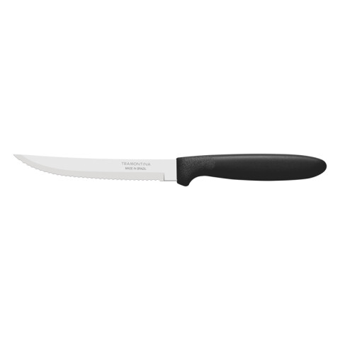 Cuchillo mango plástico negro IPANEMA, 12 piezas -TRAMONTINA TN9005