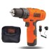 Taladro a Batería Black+Decker HP12 12 V 10 mm con Maletín Taladro a Batería Black+Decker HP12 12 V 10 mm con Maletín