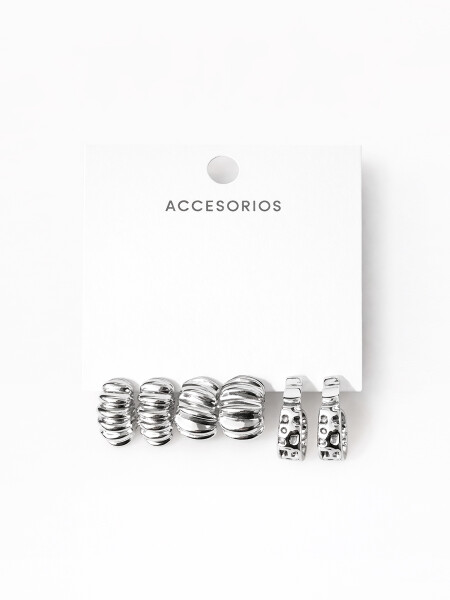 CARAVANAS PACK X3 PLATEADO