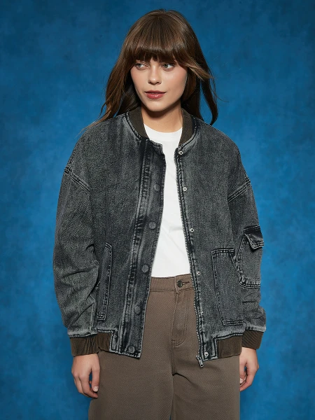 CAMPERA NOUR GRIS OSCURO