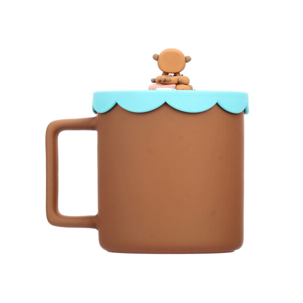 Taza BT21 con tapa 425ml Shooky