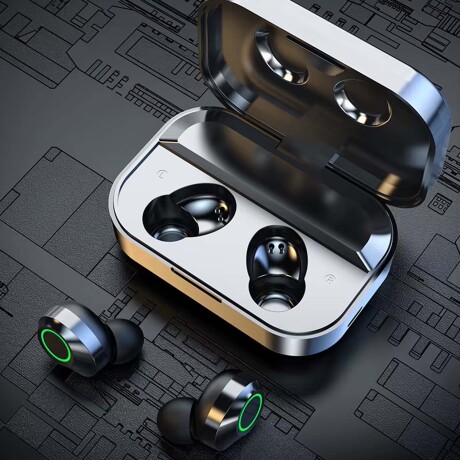 Auriculares YD03 Bluetooth Inalámbricos Recargables Táctiles Negro