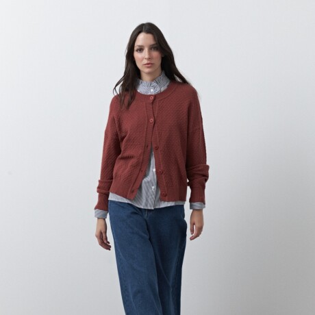 CARDIGAN TEODORA Ladrillo