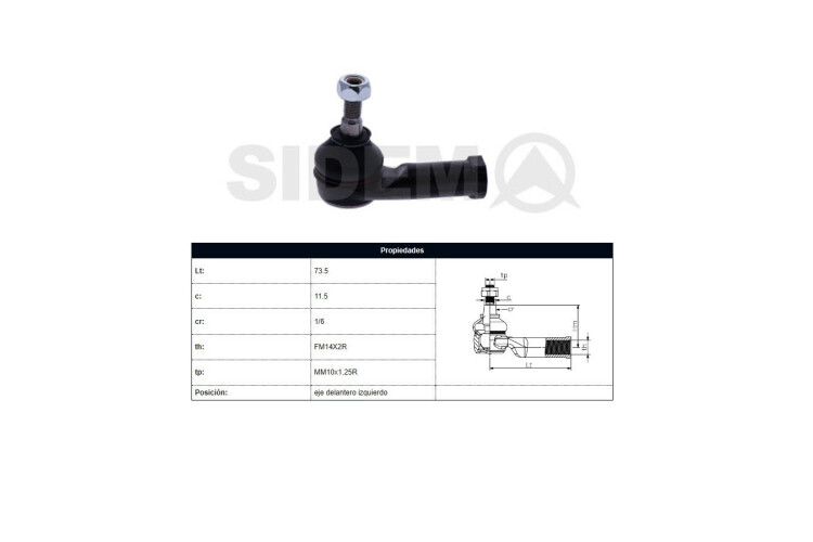 Puntero Ford Fiesta 95-25 Izq Puntero Ford Fiesta 95-25 Izq