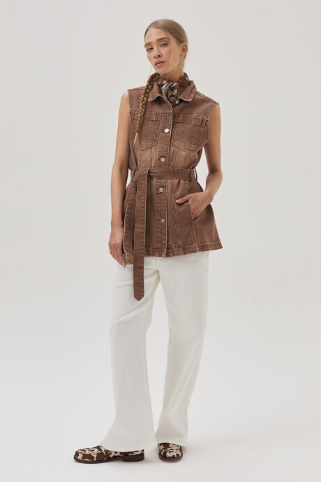 Chaleco Willow Marron