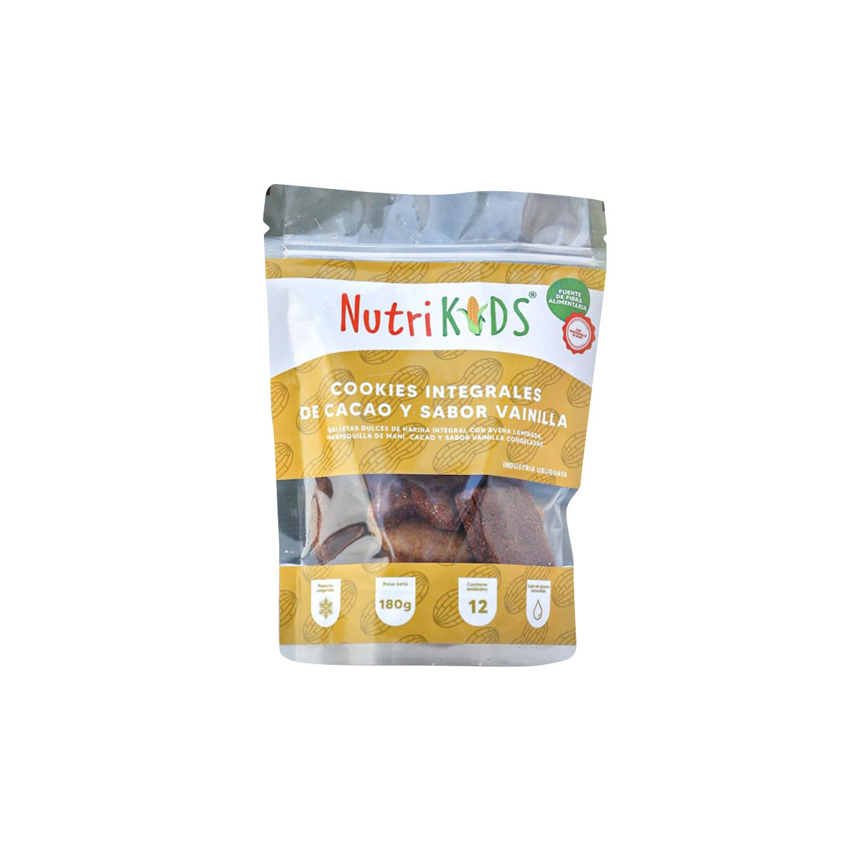 COOKIES INTEGRALES CACAO/VAINILLA NUTRIKIDS 