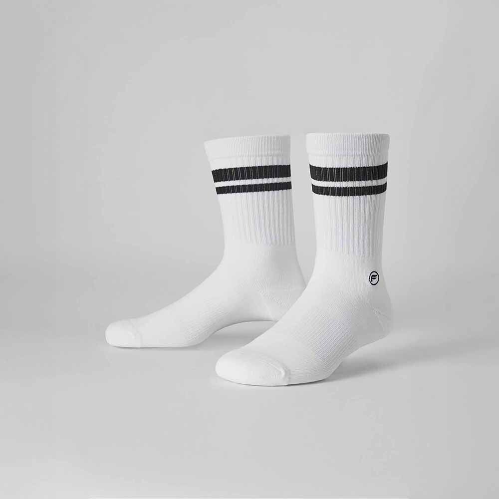 Medias The Everyday Crew Sock Unisex Classic White Stripe