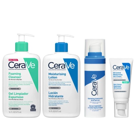 Pack CeraVe Rutina Completa Hidratación y Control Pack CeraVe Rutina Completa Hidratación y Control