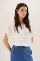 BLUSA DOT BLANCO