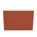 MUEBLE BAÑO ECONIC 80 CM COLOR NARANJA C/ENCIMERA Mueble Baño Econic 80 Cm Color Naranja C/encimera