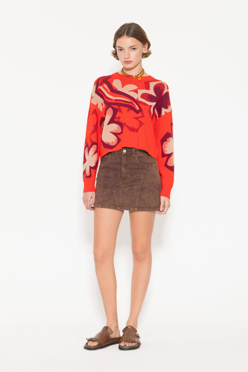 SWEATER BLOOM Rojo