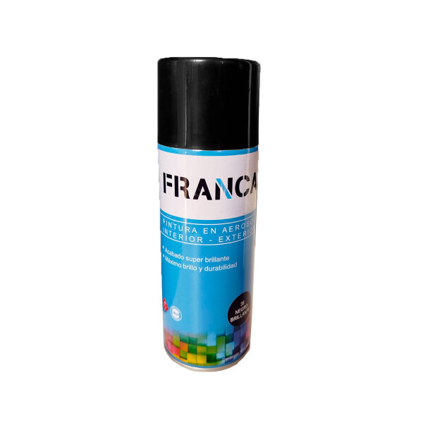 Pintura Aerosol Negro Brillante 400ml Pintura Aerosol Negro Brillante 400ml