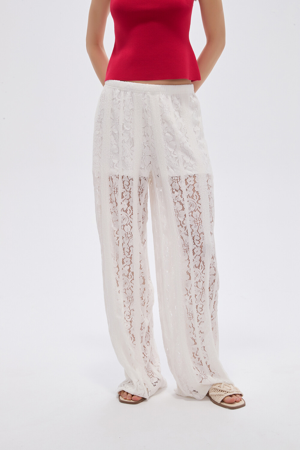 Pantalon Coqueta Marfil / Off White