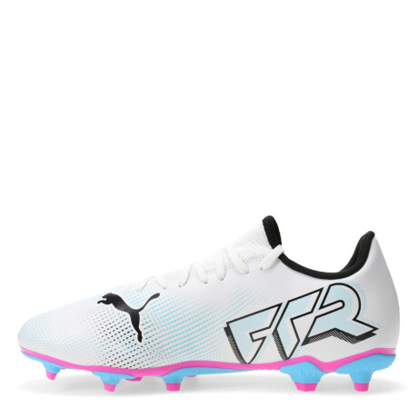 Championes de Hombre Puma Fútbol 11 Future 7 Play Blanco - Negro - Celeste