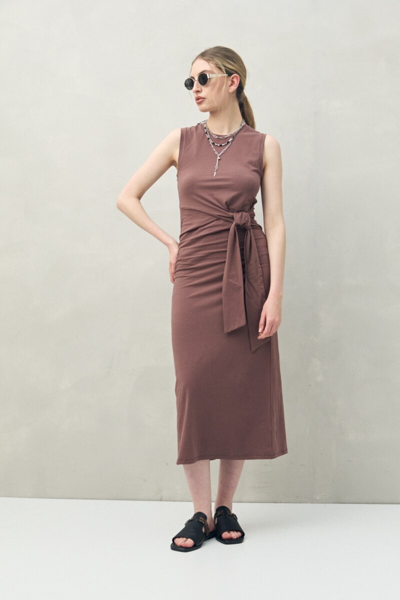 VESTIDO SUSANDE Chocolate