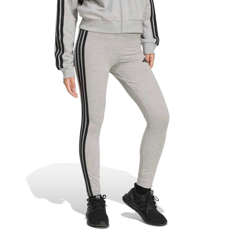 Calza de Mujer Adidas Essentials 3 Gris - Negro