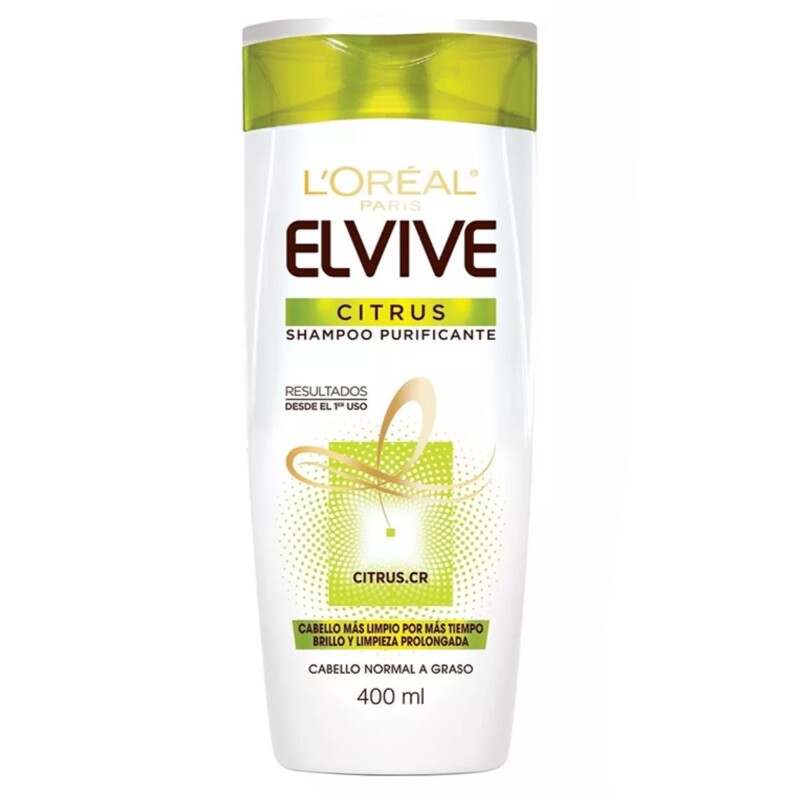 Shampoo L'Oréal Elvive Citrus 400 ML Shampoo L'Oréal Elvive Citrus 400 ML