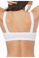 SOUTIEN CAMISETA ALGODON Y LYCRA LISO BLANCO