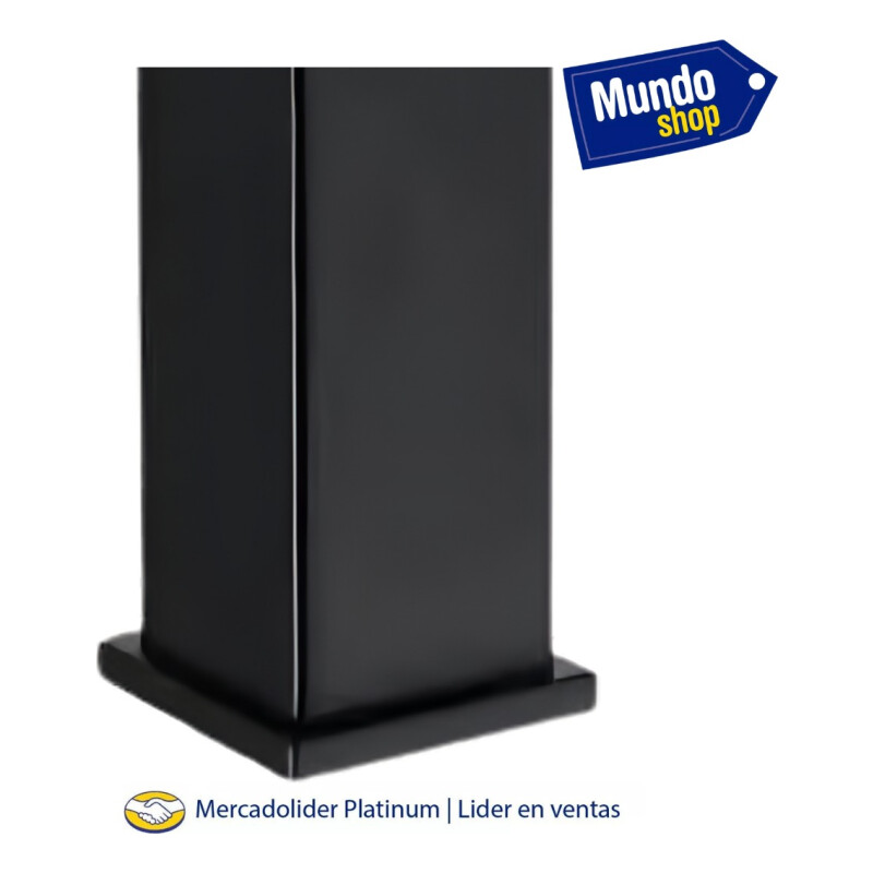 Canilla 29.5c Monocomando Mezcladora Cocina Baño Metal Negro Negro